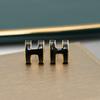Mashi Standard H-Buchstaben Emaille Ohrstecker - Leichter Luxus, Modischer Klassischer Stil für Damen