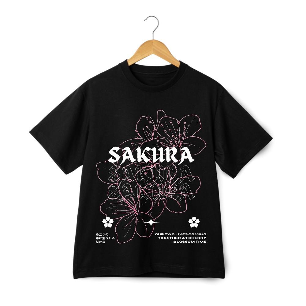 

Графическая футболка «Цвет сакуры» – Японский цветок, смелая уличная одежда, унисекс-футболка 3XL