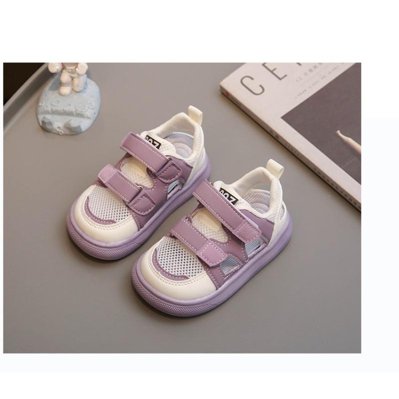Summer Kids Hollow Out Breathable Half Sandals Unisex Toddler Casual Shoes