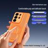 Samsung S26 Ultra Magnetic Rotating Stand Case, S25 Mesh Heat Dissipation, A27 Drop-Proof Cross-Border Phone Case