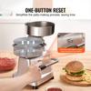 Commercial Burger Patty Maker, 150mm/6inch Hamburger Beef Patty Maker, Heavy Duty Food-Grade Stainless Steel Bowl Burger Press Machine, Kitchen Meat