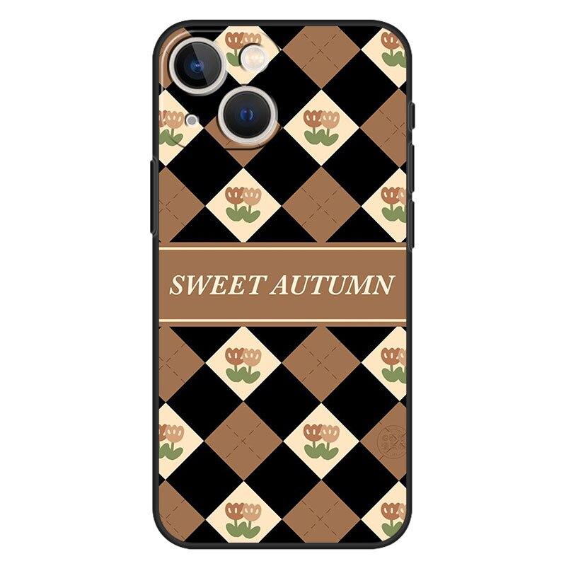 Case for Iphone 11 13 12 Pro Max Cover Xr 7 8 Plus Funda XS X 14 5 5s SE2020 Coque Luxury Nice Design Pattern