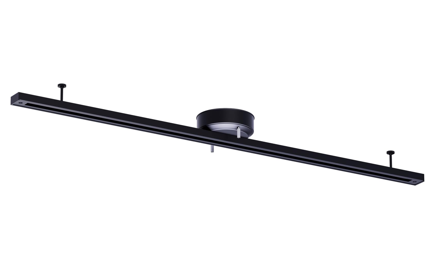 

LUTW Duct Lighting Rail, 1m, 5kg Load Capacity, 360° Adjustable, Rail Light, Spotlight Rail, Hook-and-Look Ceiling Mount, Easy Installation, Stylish