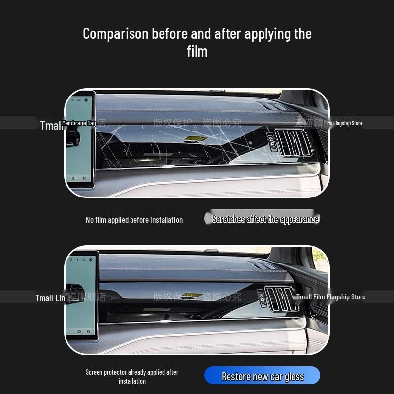 Lynk & Co 10 Interior Screen Protective Film & Decorative Console Accessories for Model 25