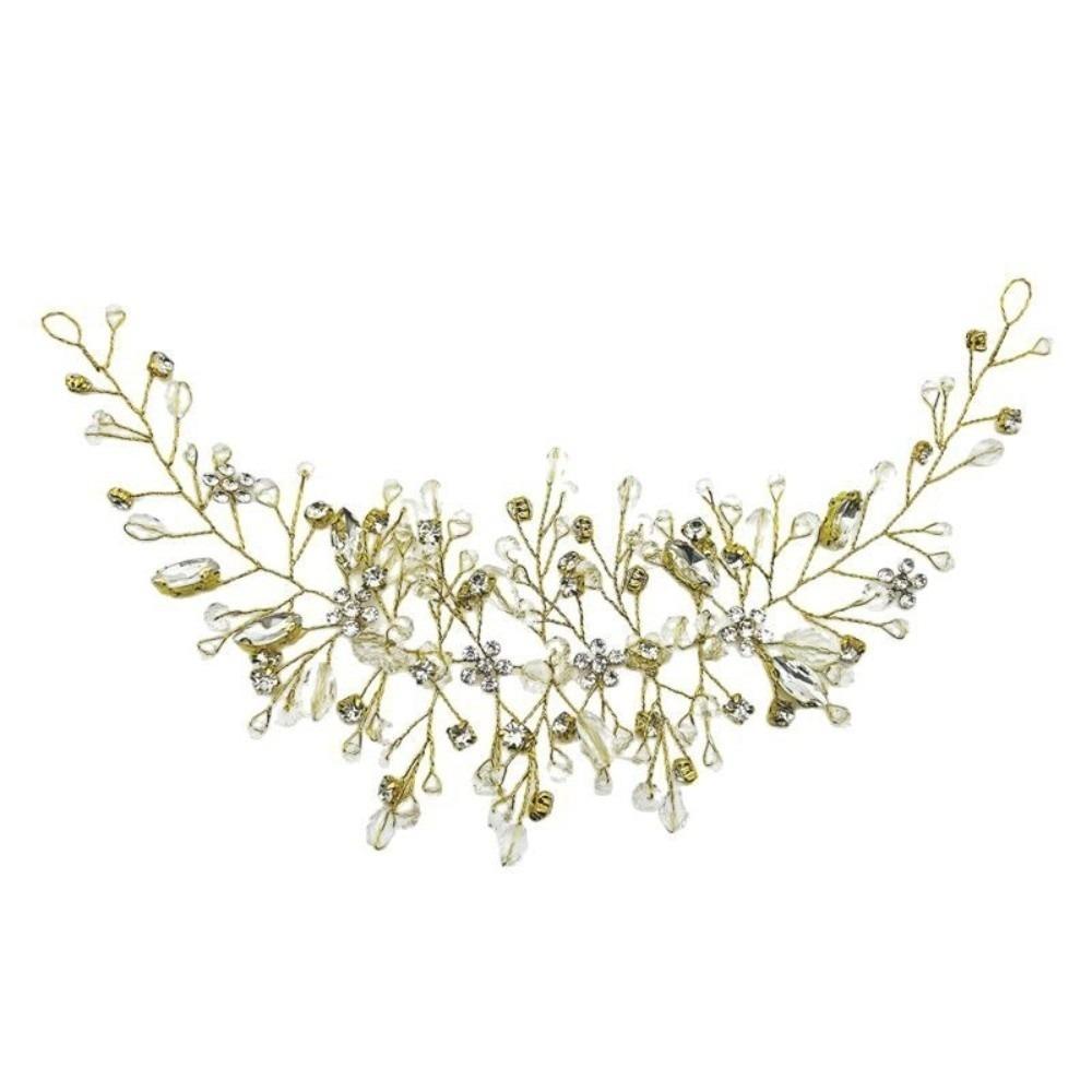 

Цветочная Фотография Повязка на голову Сверкающий Свадебный Венок Элегантный Головной убор Невесты Женский Style B