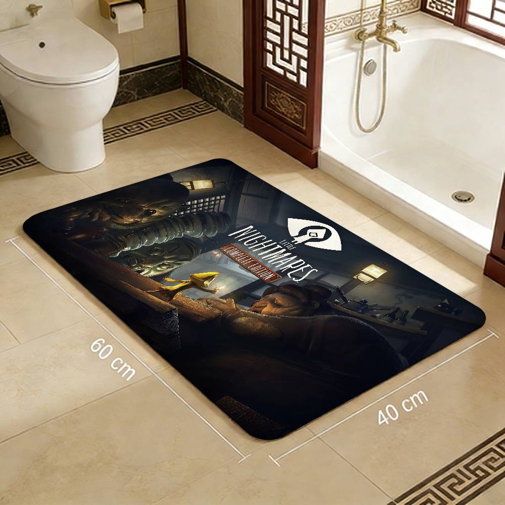 Game L-Little Anime N-Nightmares Bathroom Mat INS Style Soft Bedroom Floor House Laundry Room Mat Anti-skid Welcome Doormat