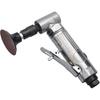 angle air die grinder 1/4" with 4 pcs 2" roll lock sanding discs, polished color angle pneumatic die grinder