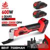 ONEVAN 20000OPM Electric Oscillating Multifunction Tool Cutter Trimmer Saw Shovel Woodworking Tool For Makita 18V Battery Pin