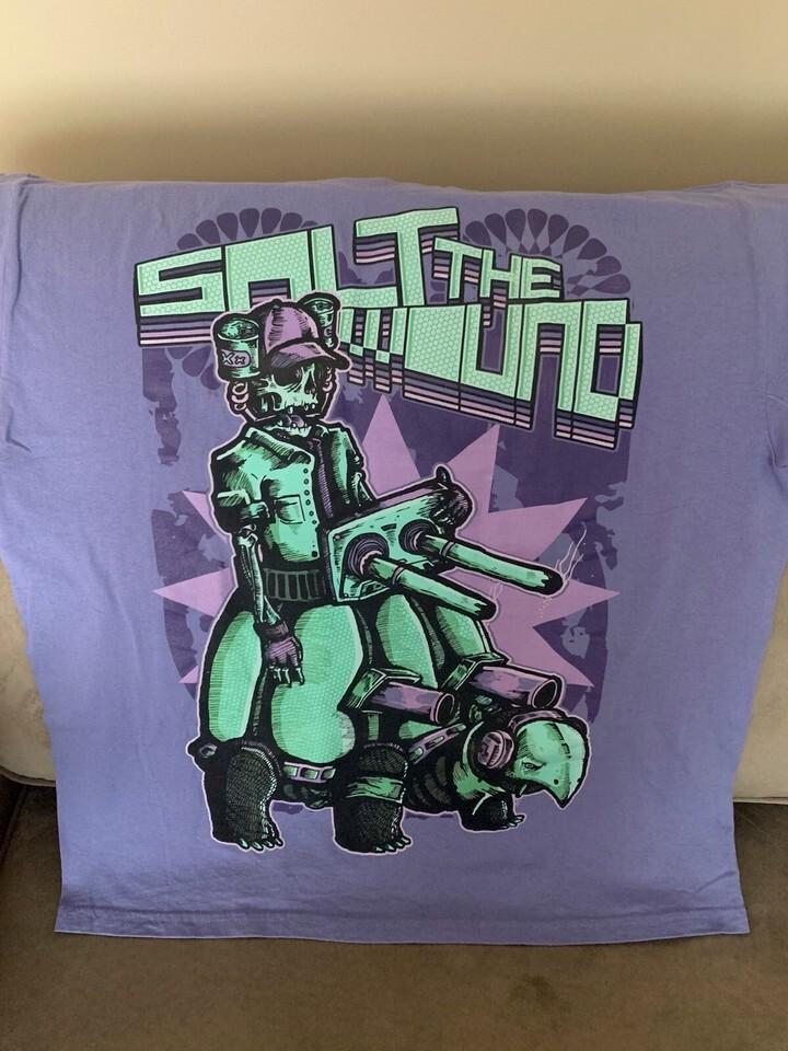 band salt the wound Band T-shirt Purple Classic Unisex Tee ZL516 Unisex T-Shirt S