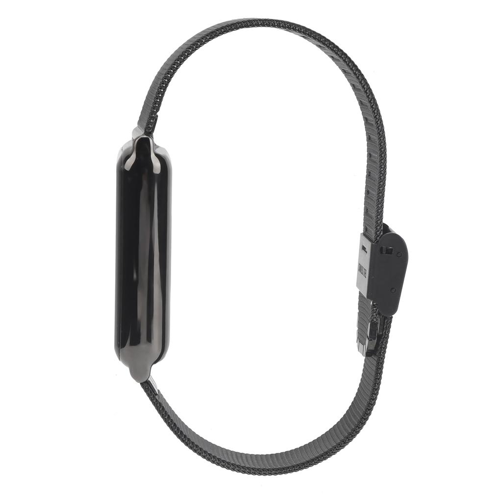 IP67 Waterproof Sports Bracelet 0.96in Screen Watch Fitness Sleep Monitoring Smart BandBlack