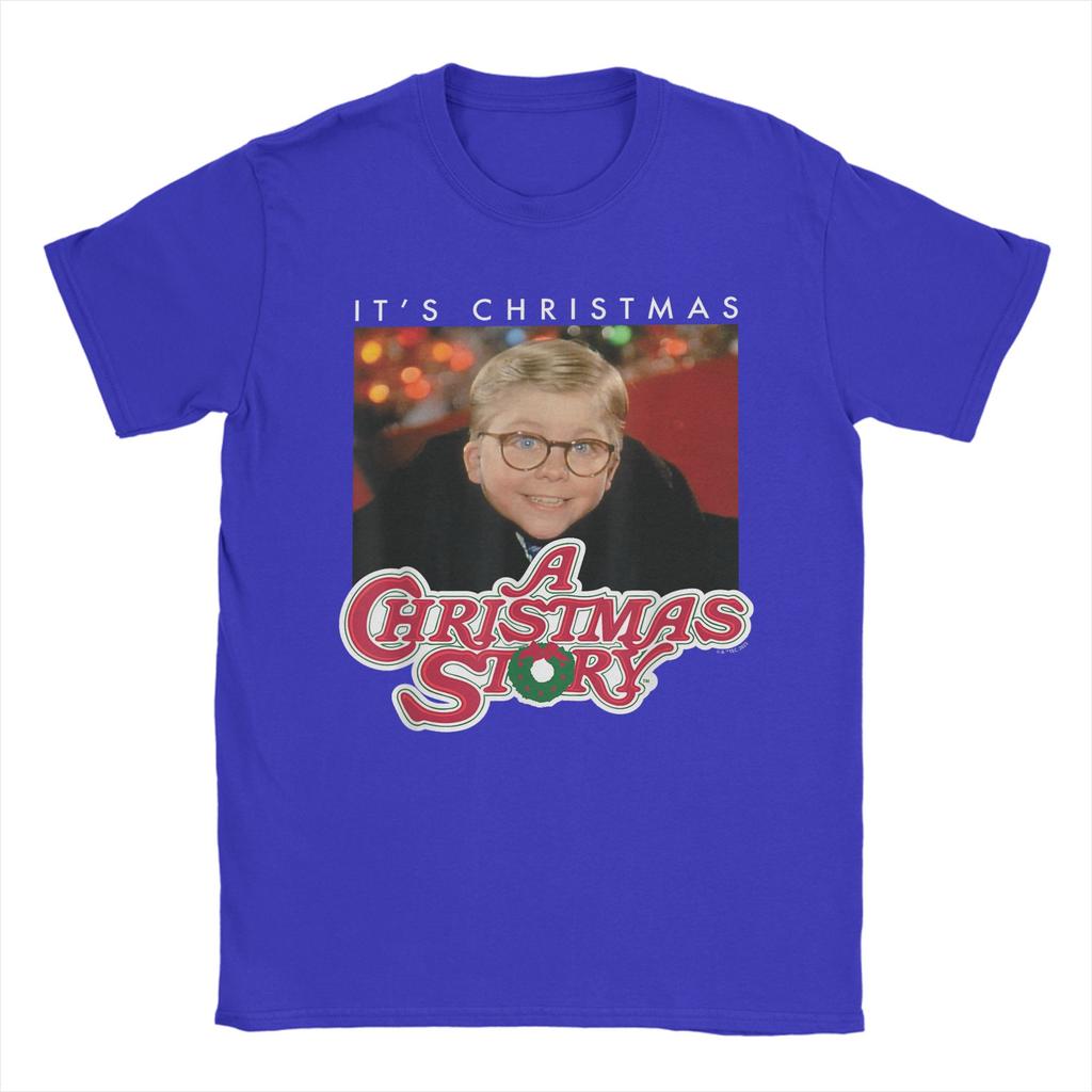 Oversized T Shirt Summer A Christmas Story Hippie T Shirts  100 Cotton Tshirt For Adult Y2k Fun Custom Short Sleeve Top Tees