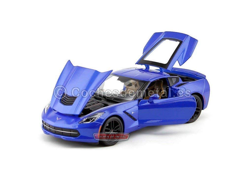 [Maisto]Maisto 2014 Chevrolet Corvette Stingray Z51 Blau 1/18 von 31677 31677BL [Parallelimportware]