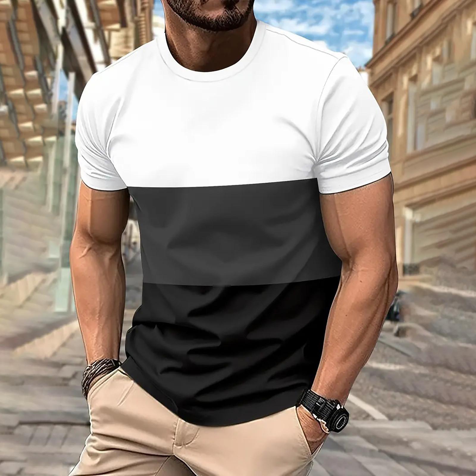 

Мужская футболка Футболки с графическим текстом Pool3D печать Уличная повседневная одежда с короткими рукавами и принтом Базовая одежда M