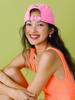 Peuswike Washed Logo Ball Cap_ Bubble Gum Pink