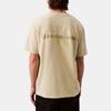 Calvin Klein Minimalist Comfortable Versatile Casual Glossy Logo Short Sleeve T-Shirt Men Tops Beige 4RAB812-NF1