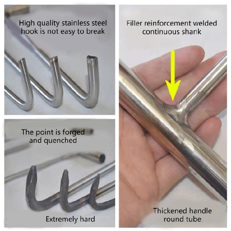 Heavy Duty Manhole Hook Manhole Cover Lifter Lifting Hook Manhole Cover Hook