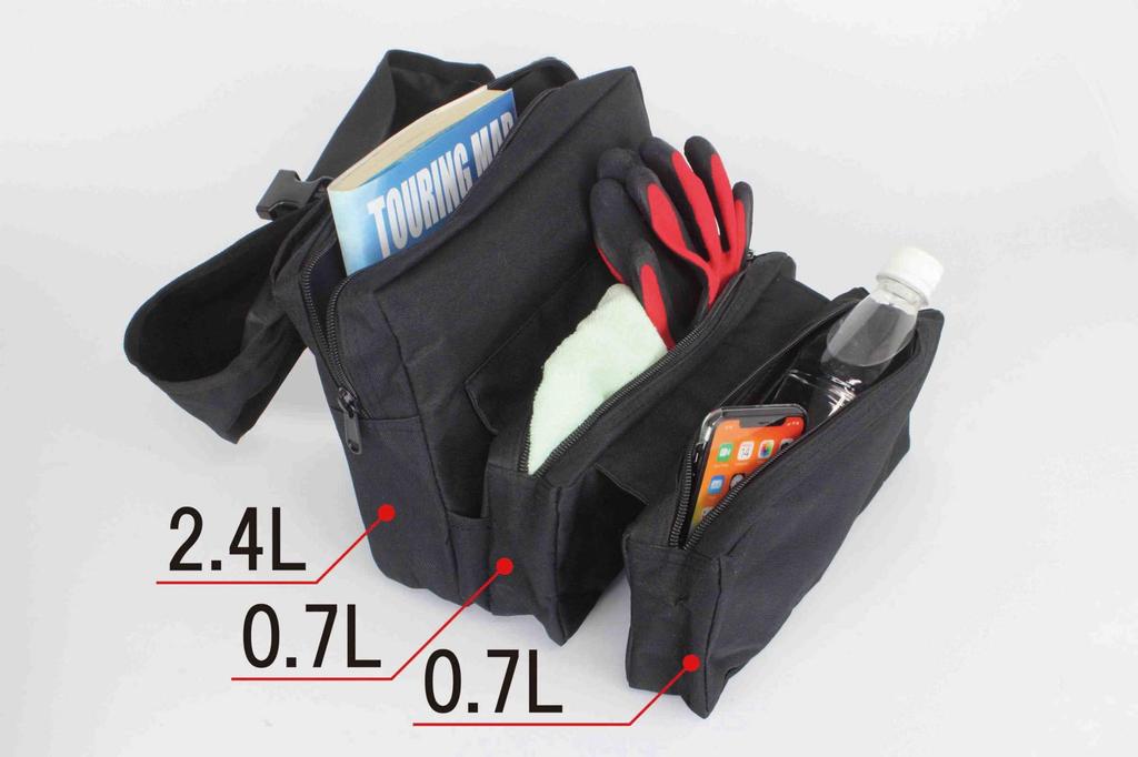 SP Takegawa 2-Way Multi-Bag, Black, 08-01-0166