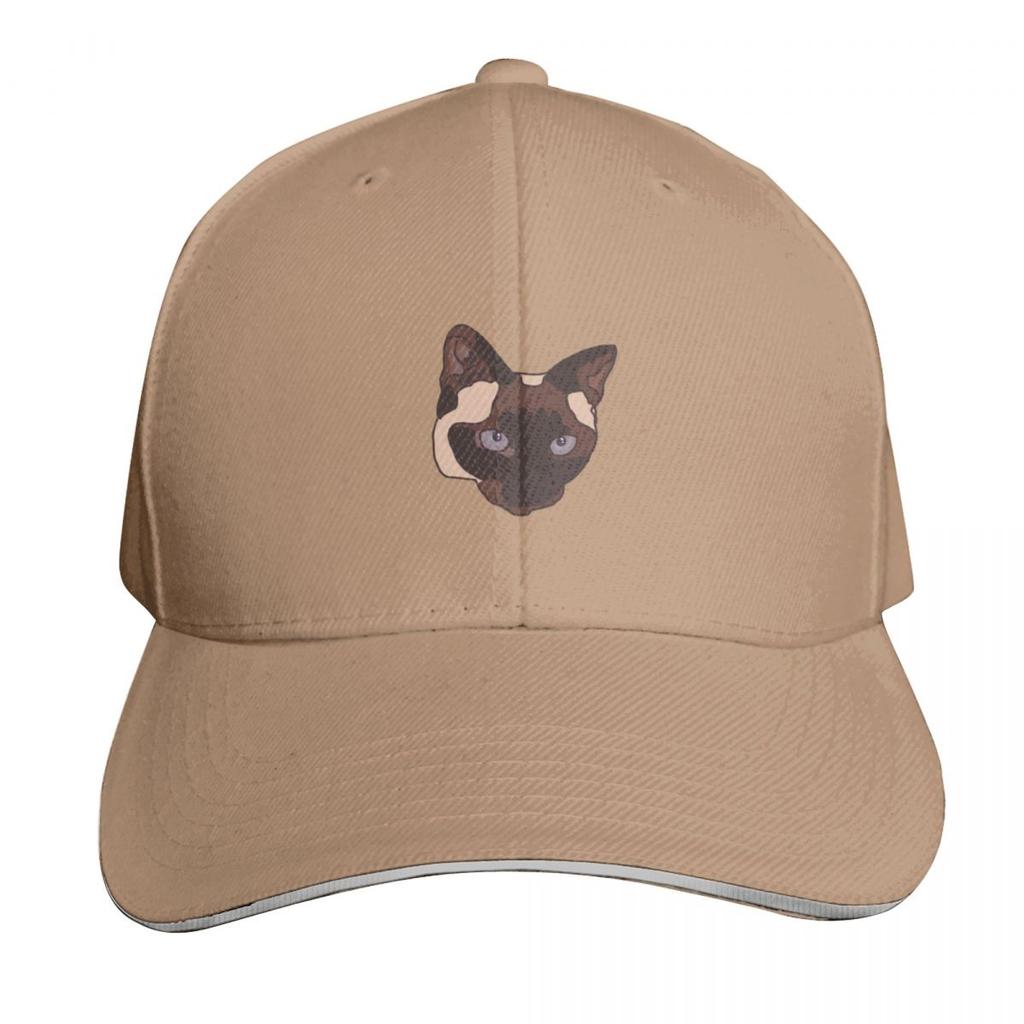 Siamese Cat Pippa Cartoon Baseball Cap Party Hat Uv Protection Solar Hat Beach Hat Unisex Elegant Womens Hats Unisexs
