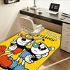 1pc Cuphead,Mugman,Minimalist Office Carpet Soft Polyester Non Slip Machine Washable Indoor Carpet L