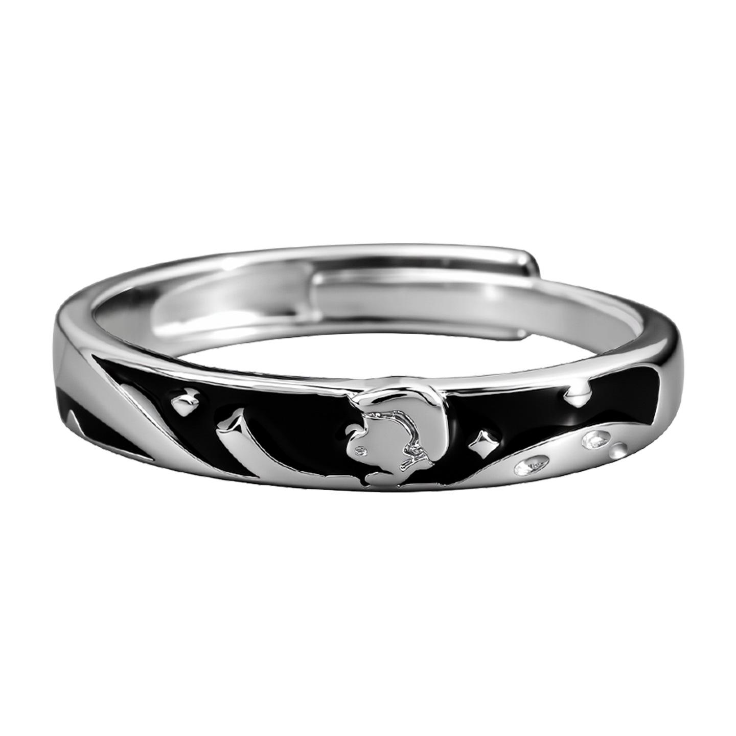 The Little Prince  Rose Eco-friendly Copper Adjustable Couple Rings Adjustable Open