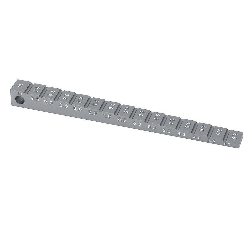 Chassis Ride Height Gauge Aluminum Alloy 3‑10mm Rc Car Droop Gauge Accessories for 1 10 RC Drift Car Titanium