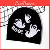 Pattern Ghost Festive Knitted Cap Halloween Fashion Hat Casual Breathable Gift