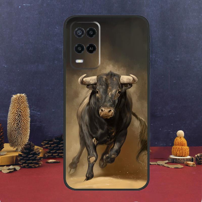 Bullfight Bull Fighter Case For Oppo A94 A74 A54 A15 A17 A57 A6 A5 Pro A16 A76 A96 A40 A60 A80 A18 A38 A58 A78 A98