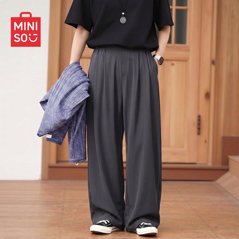 MINISO Men s Ice Silk Straight Casual Pants XL