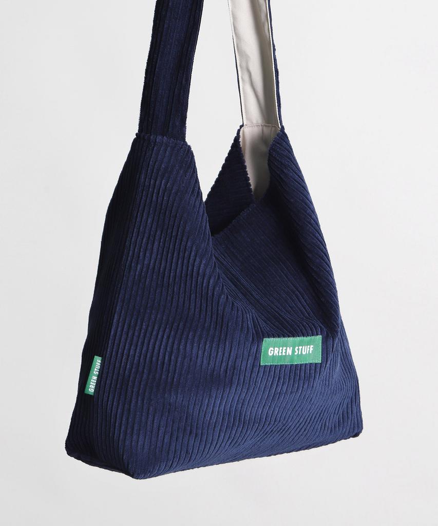 Green Stuff Simple Shopper Bag 62 Classic Corduroy - Navy