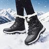 New Winter Snow Boots Thickened Warm Outdoor Mountaineering Shoes  Women Cotton Snow Boots Waterproof High Top Cotton Shoes