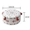 Handmade Unstuffed Pouf Cover Footstool for Bedroom Living Room Decoration