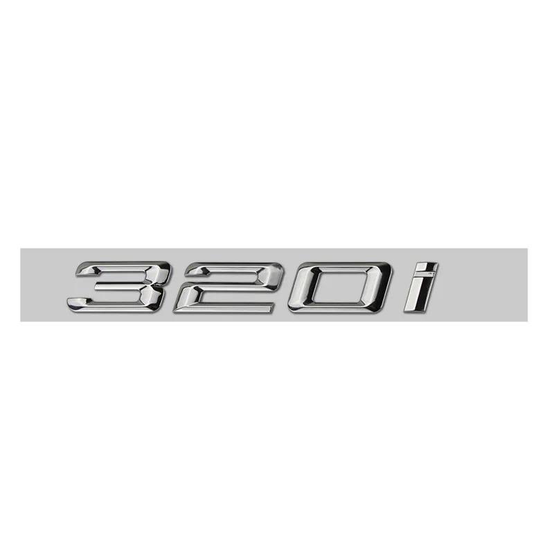 3D ABS Auto Buchstaben Kofferraum Emblem 316i 318i 320i 325i 328i 330i 335i 330d 320d Logo Aufkleber für BMW E46 F30 E90 Zubehör