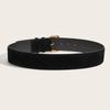 Women Fashion Luxury Design Suede Leather Wide Belt Casual Pin Buckle Waistband Business Waist Strap All-Match Clothes Decor