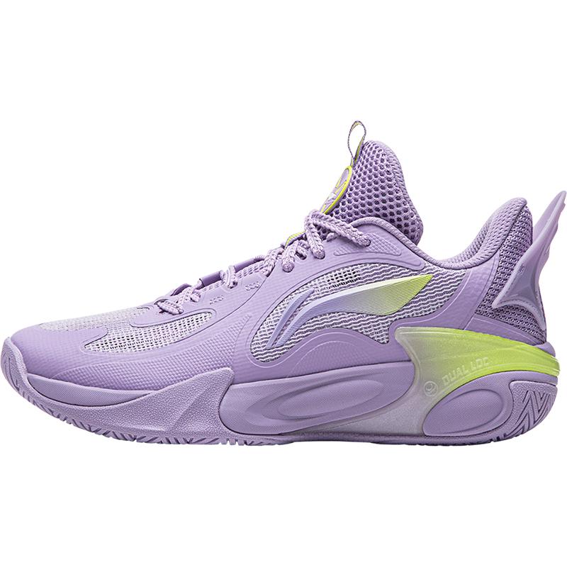 LI-NING Fengying 2V4 Big Kids Basketball Shoes 34 сиреневый бриз