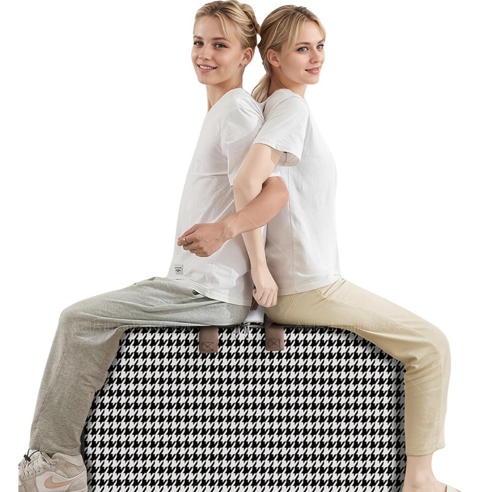 Heavy-Duty Foldable Storage Box - Under-Bed Organizer with Space-Portable Clothes & Bedding Storage Bin for Home, Dorm, Travel - Dustproof Fabric Bin