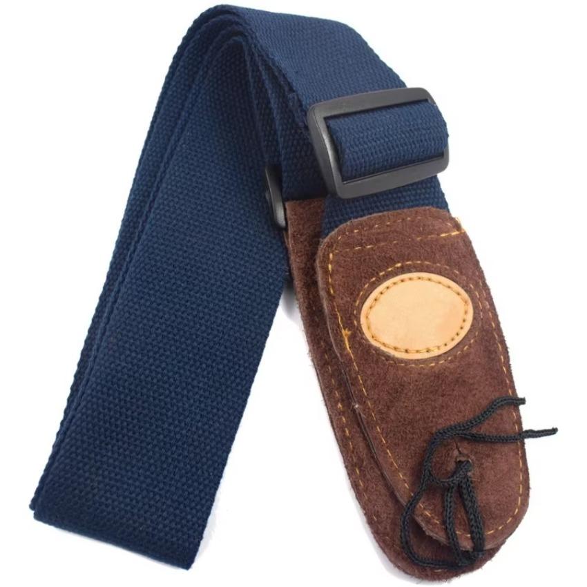 1 Pcs Guitar Strap Adjustable Pure Cotton Strap for Acoustic Electric Bass Guitar Musical Accessories Optional Picks