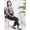 Women Plus Size Winter Thicken Pant Warm Casual High Waist Baggy Straight Trousers Elegant Mom Padded Pants