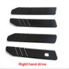 For Chery JAECOO J7 2024 2025 LHD RHD ABS Carbon Fiber Side Door Handle & Bowl Cover Trim Car Exterior Accessories
