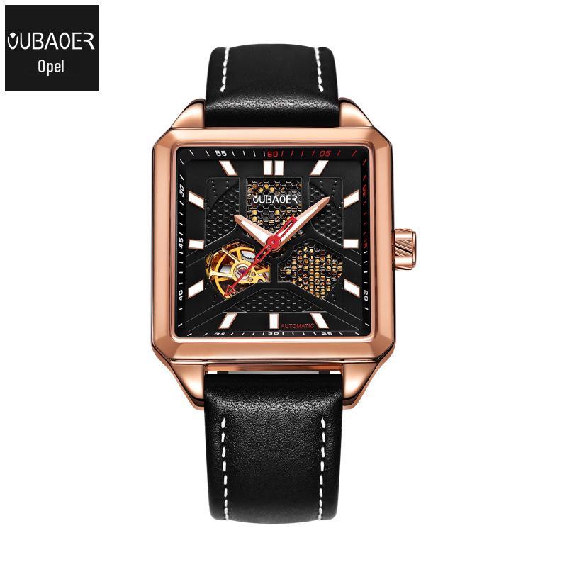 Hot-Selling Men`s Skeleton Mechanical Watch: Automatic