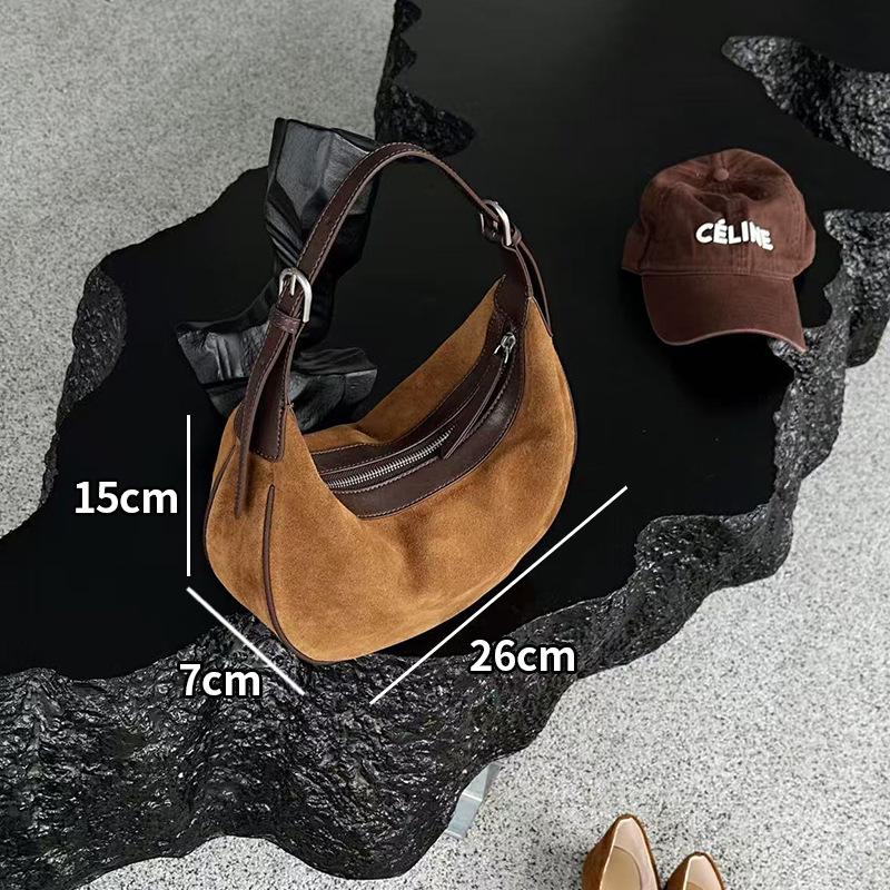 Underarm Bag, Genuine Leather Women's Bag, High-end Texture, Luxurious Women's Single-shoulder Bag