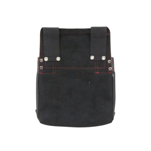 SK11 Synthetic Leather Nail Pouch, SSL-K2, 250mm Wide x 310mm High x 120mm Deep, with Back Slit and Belt Loop, Black