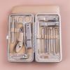 19-teiliges Edelstahl-Nagelknipser- und Maniküre-Set