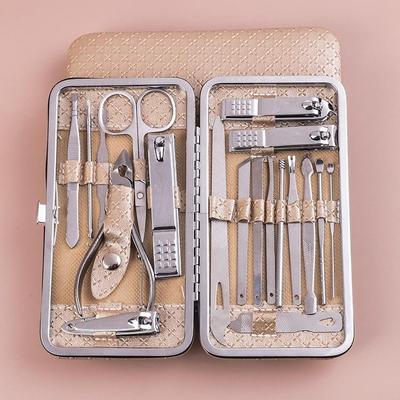 19-Piece Stainless Steel Nail Clipper and Manicure Set