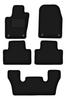 Dywaniki Samochodowe Welurowe Czarne Do: Dodge Durango III  6-osobowy (2010-2020)