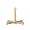 Chew-Proof Construction Wood Bird Training Stand Parrot Play Rack  Small Medium Animals