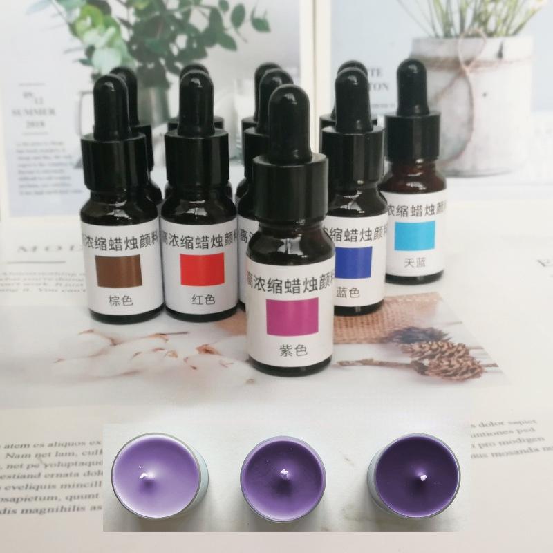 10ml High-concentration Dye Liquid Candle Special Pigment Diy Material Scented Candle Coloring Pigment Candle Making Supplies