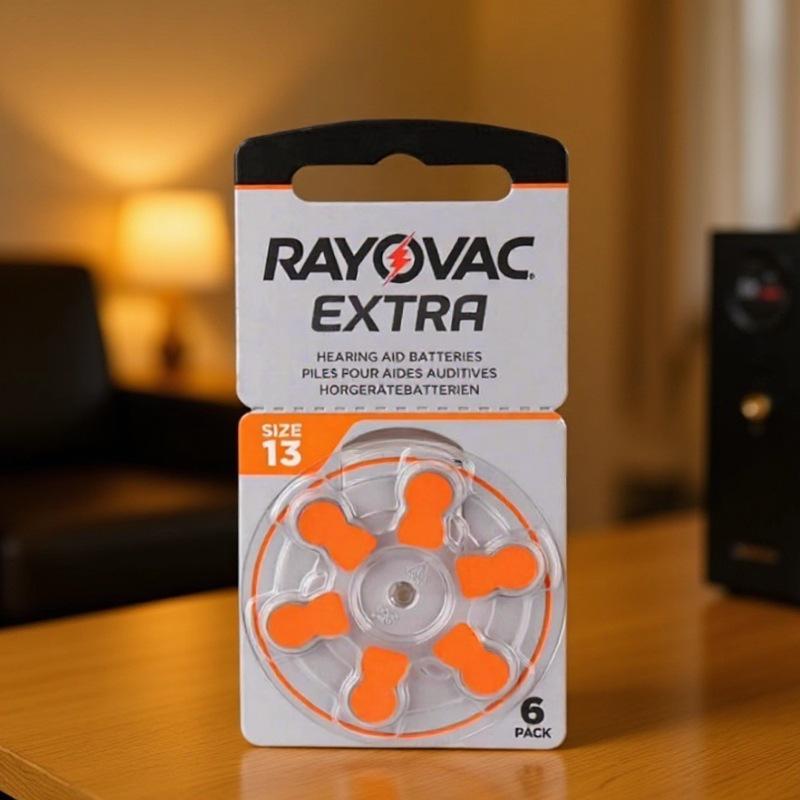 Rayovac A13 Hearing Aid Batteries - Authentic PR48 Button Cells, UK Import