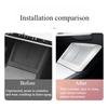 Wireless Charging Decorative Frame for Tesla Model Y Juniper 2026 Central Control Silicone Pad Interior Panel Car Accessories