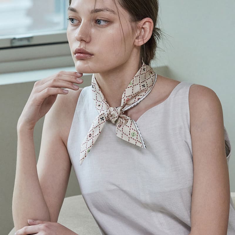 ANA MAISON Pretty woman Twilly Silk Scarf [PMT-1407]