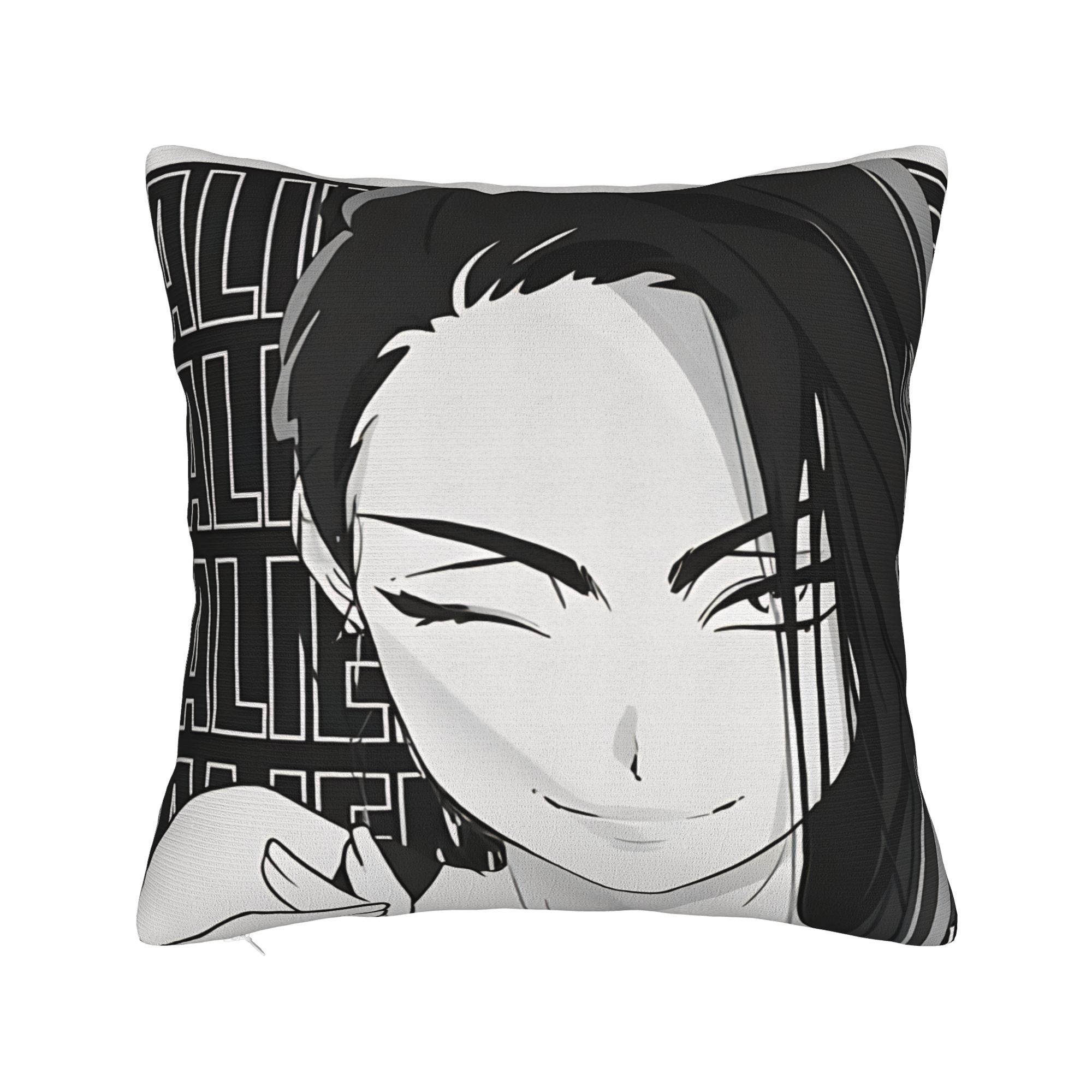 

Sua Alien Stage Anime Square Pillow Cases Cushion Covers Vintage Polyester Decor Pillowcase for Sofa 18 30x30cm 12x12in